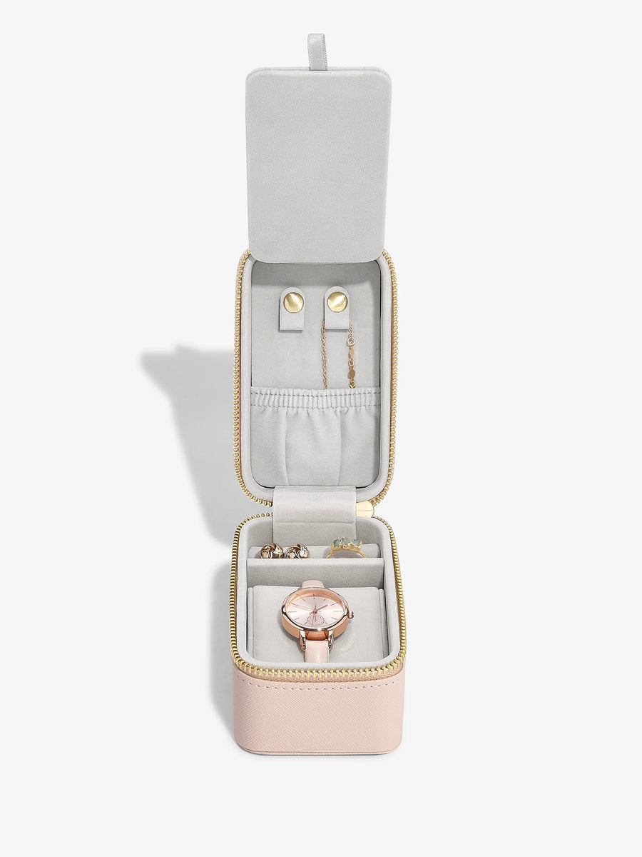 Travel Jewellery & Watch Box - Blush – Stackers Singapore