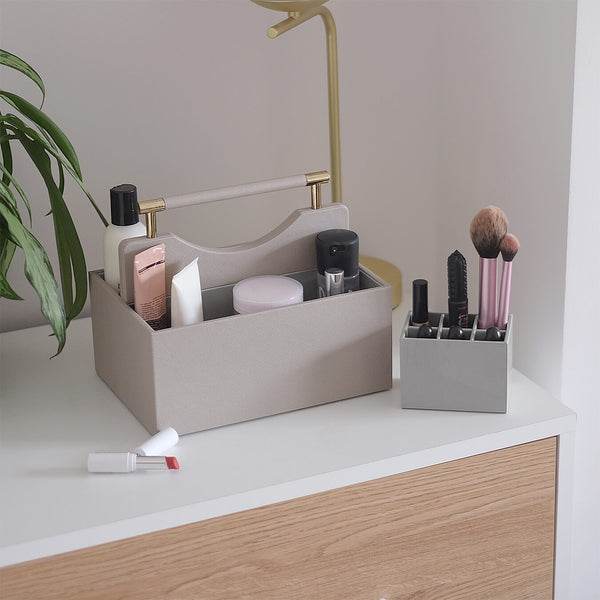 Cosmetic Organiser - Taupe (New In)