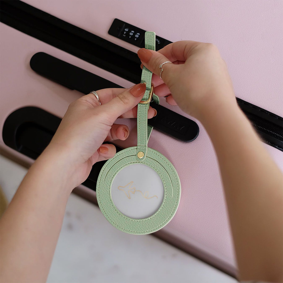 Luggage Tag Sage Stackers Singapore