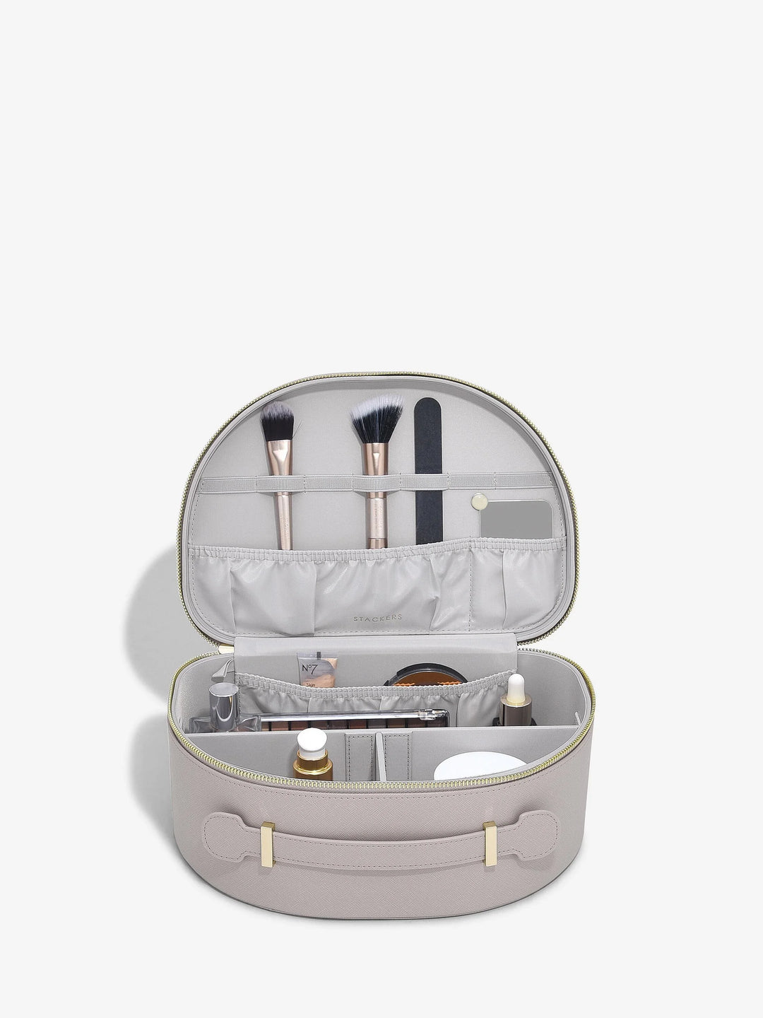 Vanity Bag in Taupe | Makeup Vanity Case – Stackers Singapore
