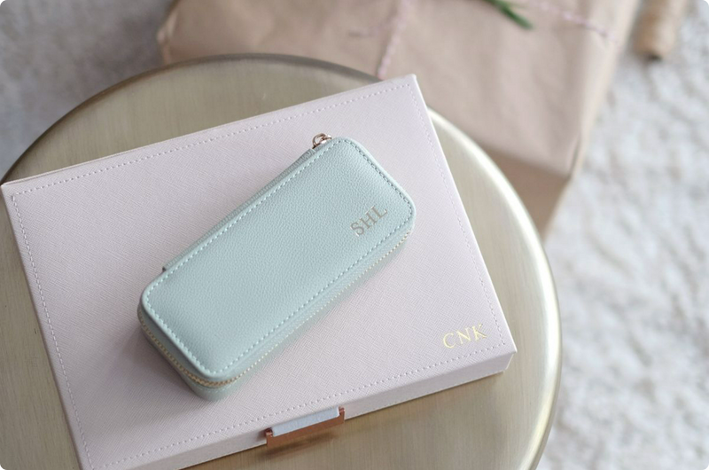 Personalised organiser on table