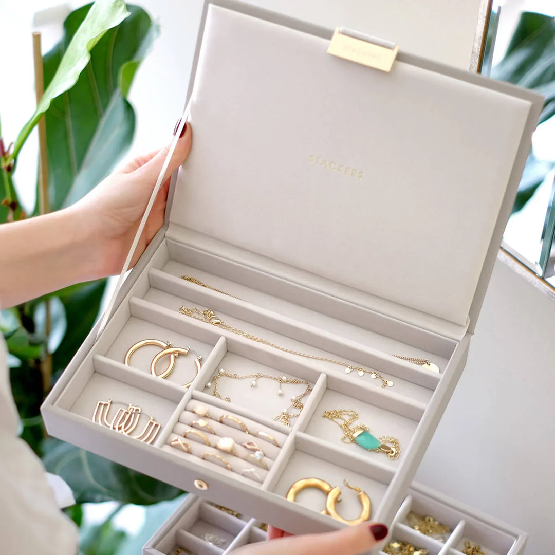 Classic Jewellery Box Lid - Taupe – Stackers Singapore