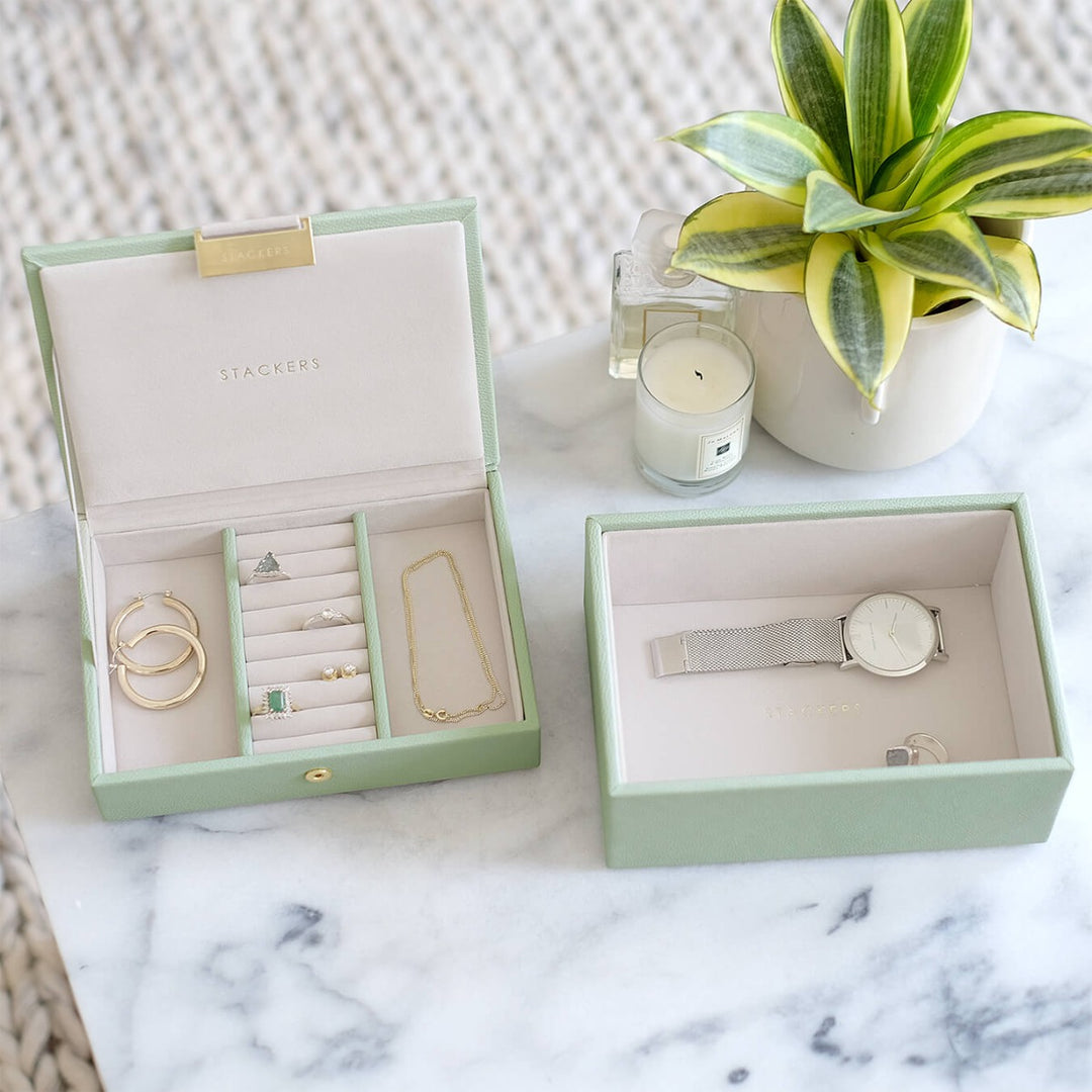 STACKERS ジュエリーボックス Micro Jewellery Box Set of 2 Stackers Micro Jewellery Box Set of 2 Pink